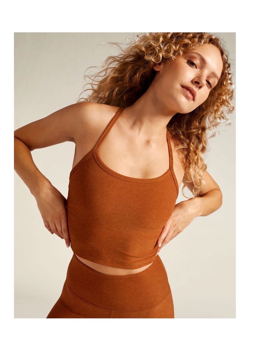 Beyond Yoga Spacedye Slim Racerback Cropped Tank